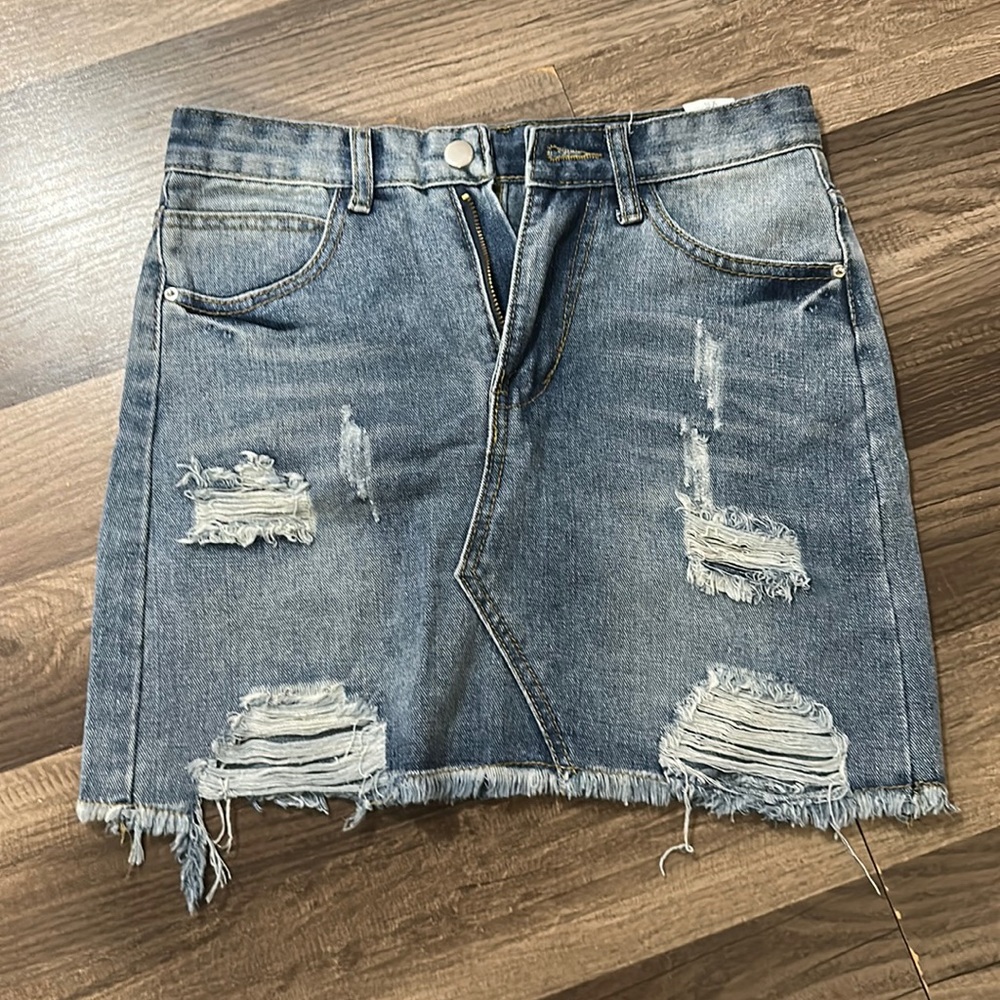 Denim skirt